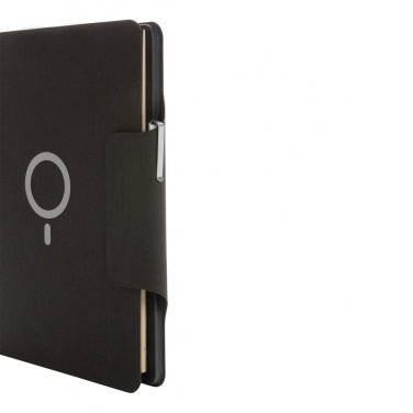 Logo trade promotional products picture of: Artic Magnetic 10W wireless charging A4 portfolio