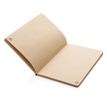 Logo trade promotional gifts image of: A5 cork & kraft notebook