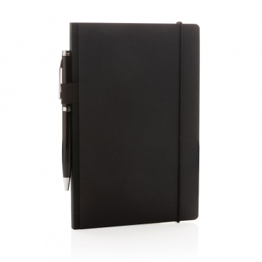 Logotrade promotional giveaway picture of: A5 deluxe kraft hardcover notebook