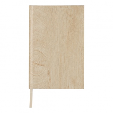 Logo trade promotional gifts picture of: Kavana wood print A5 notebook
