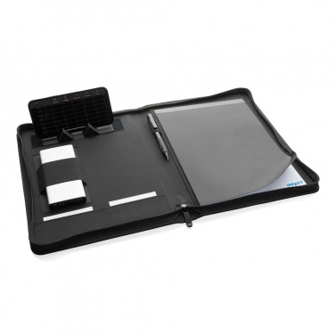 Logotrade promotional giveaways photo of: Impact Aware™ deluxe 300D tech portfolio with zipper