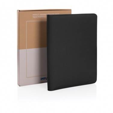 Logotrade promotional items photo of: Impact Aware™ deluxe 300D tech portfolio with zipper