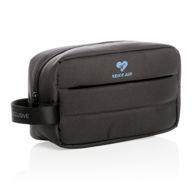 Logo trade corporate gift photo of: Impact AWARE™ RPET toiletry bag