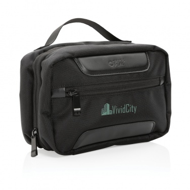 Logo trade corporate gift photo of: Swiss Peak AWARE™ RPET Voyager toiletry bag