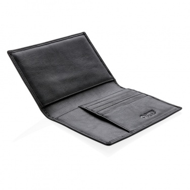Logo trade corporate gifts image of: RFID anti-skimming passport holder