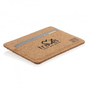 Logo trade promotional items image of: Cork secure RFID slim wallet