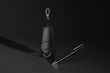 Logo trade promotional items picture of: SP Tula RCS certified recycled PU key holder and pen set