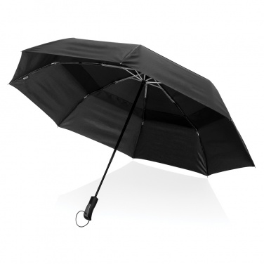 Logo trade promotional gifts image of: Swiss Peak Aware™ Tornado 27” pocket storm umbrella
