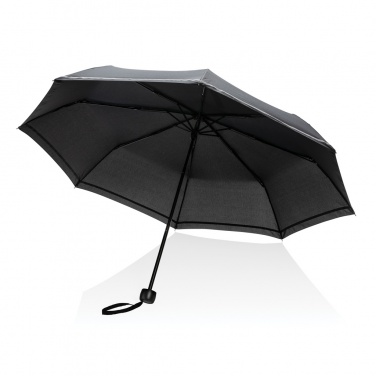 Logotrade advertising product picture of: 20.5"Impact AWARE™ RPET 190T pongee mini reflective umbrella