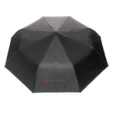 Logo trade advertising products image of: 21" Impact AWARE™ RPET 190T Pongee dual colour mini umbrella