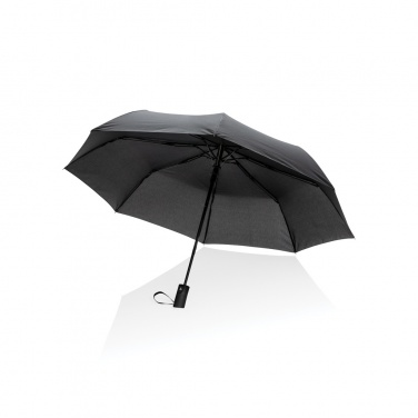 Logo trade promotional merchandise photo of: 21" Impact AWARE™ RPET 190T mini auto open umbrella