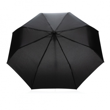 Logo trade promotional gifts image of: 21" Impact AWARE™ RPET 190T mini auto open umbrella
