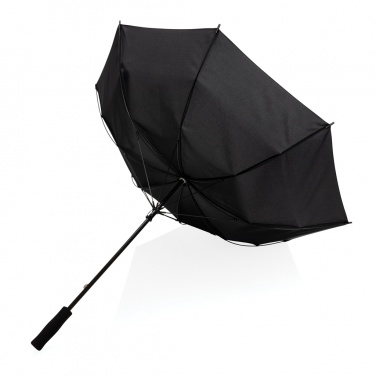Logo trade business gifts image of: 23" Impact AWARE™ RPET 190T Storm proof umbrella