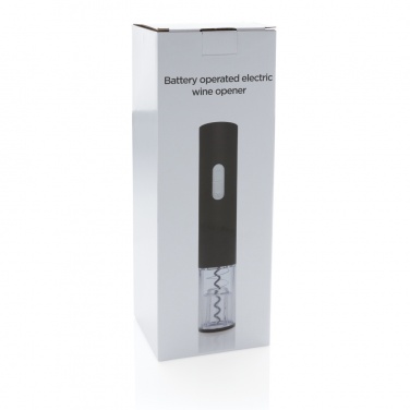 Logo trade corporate gifts picture of: Electric wine opener - battery operated