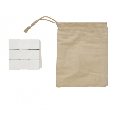 Logotrade corporate gift image of: Wooden brain game in canvas pouch