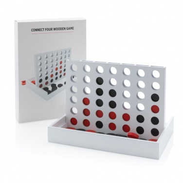Logotrade promotional giveaway picture of: Connect four wooden game