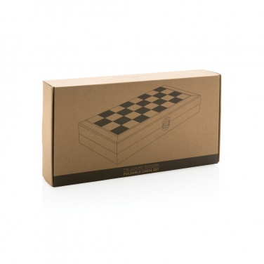 Logotrade advertising product image of: Luxury wooden foldable chess set