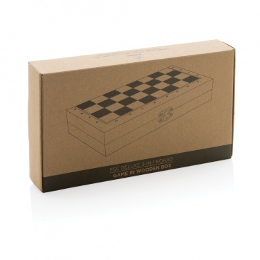 Logo trade promotional products image of: Deluxe 3-in-1 boardgame in box