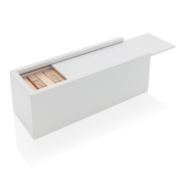 Logo trade advertising products image of: Deluxe tumbling tower wood block stacking game