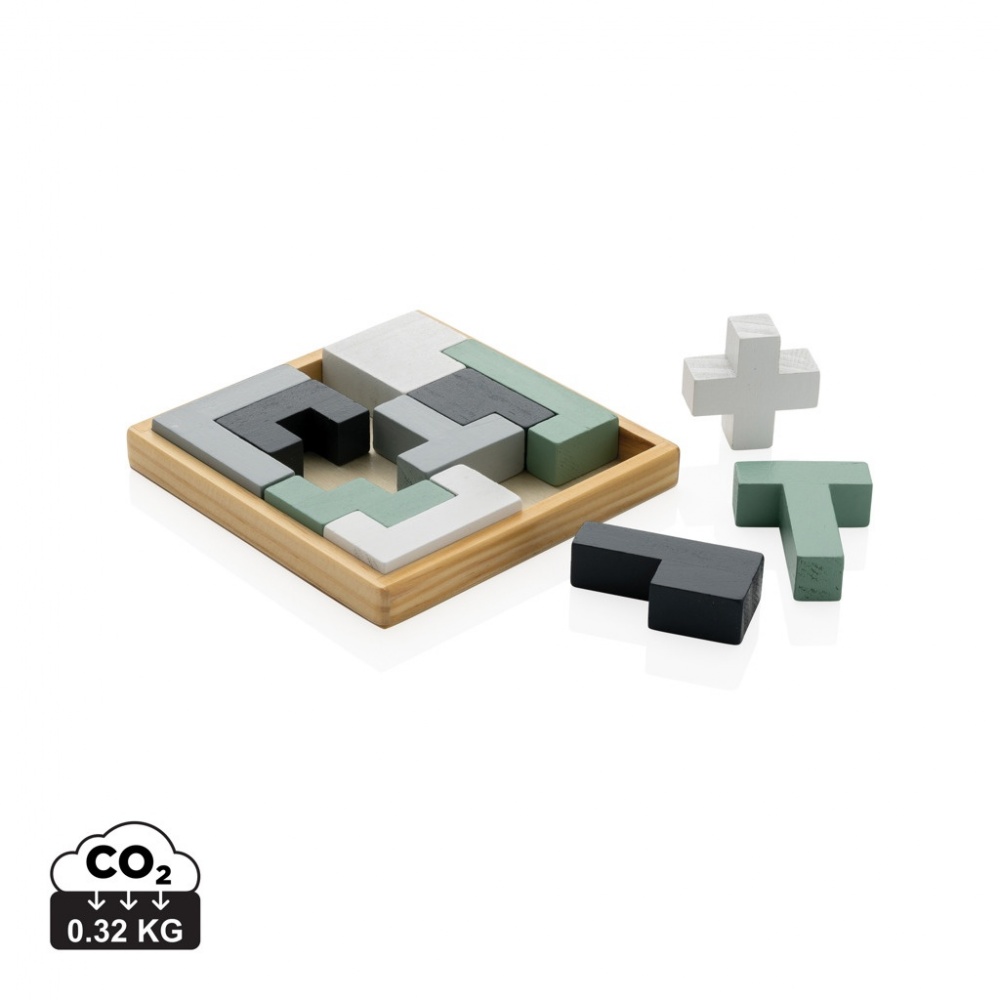 Logotrade promotional item picture of: Cree wooden puzzle