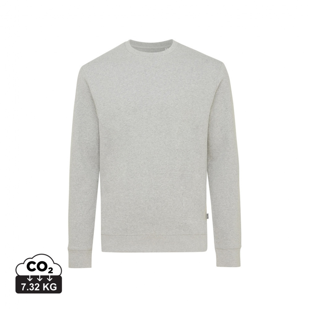 Logotrade promotional item image of: Iqoniq Denali recycled cotton crew neck undyed