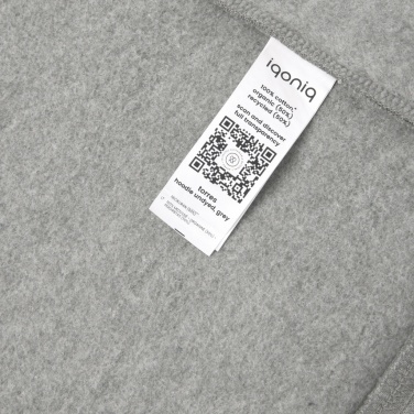 Logotrade corporate gift image of: Iqoniq Torres recycled cotton hoodie undyed