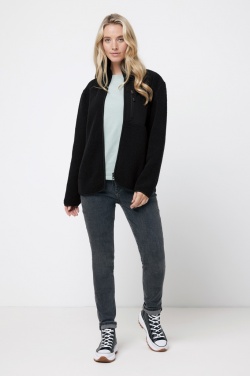 Logo trade promotional item photo of: Iqoniq Diran recycled polyester pile fleece jacket