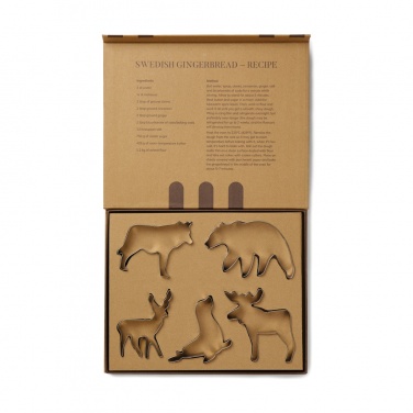 Logo trade promotional item photo of: VINGA Nordic big 5 cookie cutter 5-piece set