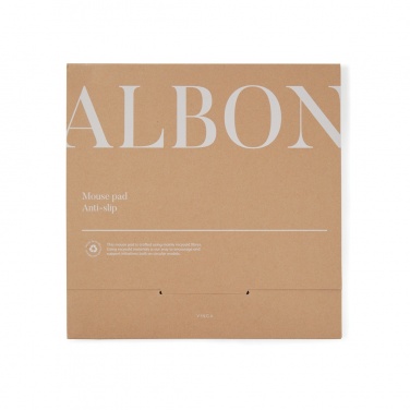Logo trade advertising product photo of: VINGA Albon GRS recycled felt mouse pad