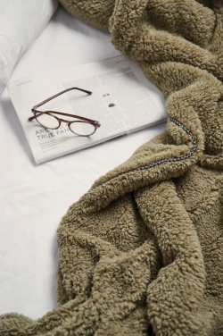 Logo trade promotional giveaways image of: VINGA Maine GRS recycled double pile blanket