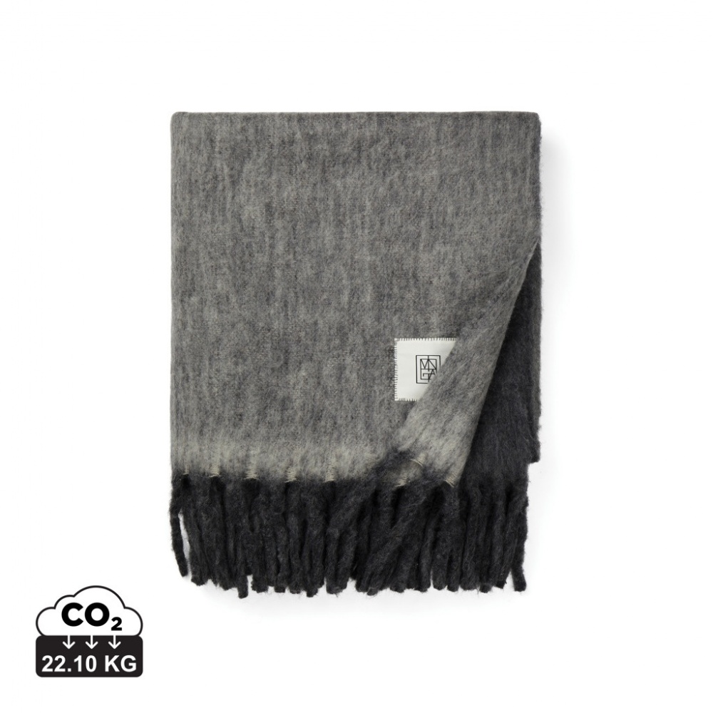 Logo trade promotional item photo of: Vinga Saletto wool blend blanket