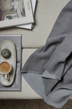 Logo trade promotional giveaways picture of: VINGA Moulton GRS RPET blanket