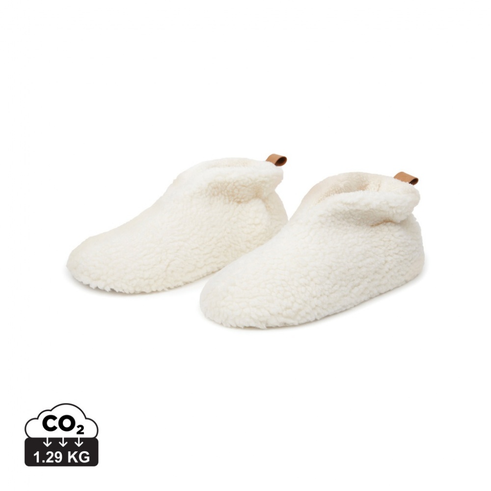 Logotrade promotional product picture of: VINGA Santos RCS recycled pet cosy slippers