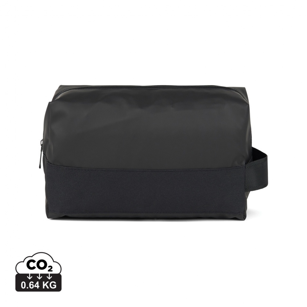 Logotrade corporate gift image of: VINGA Livorno GRS recycled polyester toiletry bag