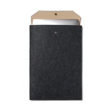 Logo trade business gift photo of: VINGA Albon GRS recycled felt 17" laptop sleeve