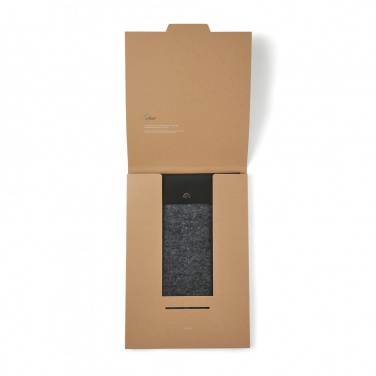 Logo trade corporate gifts image of: VINGA Albon GRS recycled felt 17" laptop sleeve