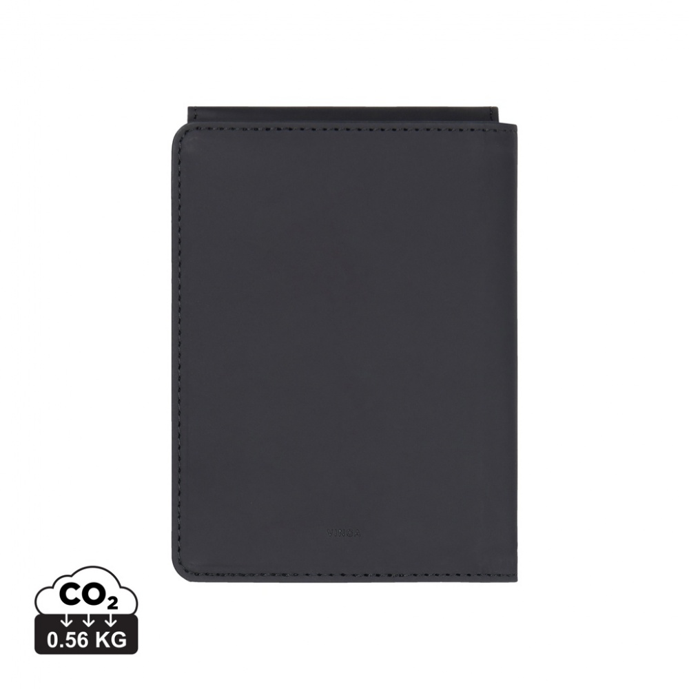 Logotrade promotional gift image of: VINGA Baltimore RCS recycled polyester RFID passport cover
