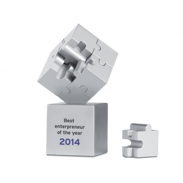 Logo trade promotional merchandise picture of: Metal 3D puzzle