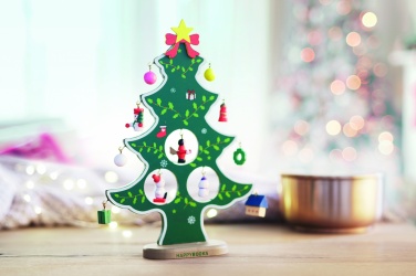 Logotrade promotional giveaways photo of: Wooden xmas tree decoration