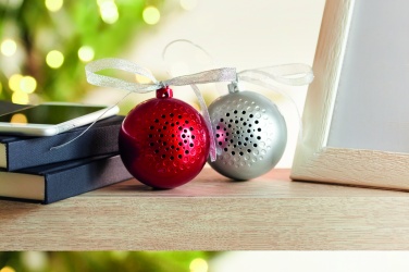 Logotrade promotional item picture of: Speaker Christmas ball