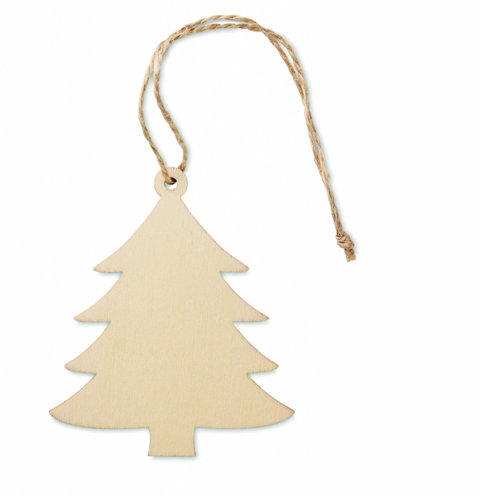 Logotrade corporate gift picture of: Wooden Tree shaped hanger