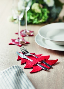 Logo trade promotional items picture of: RPET felt cutlery holder set