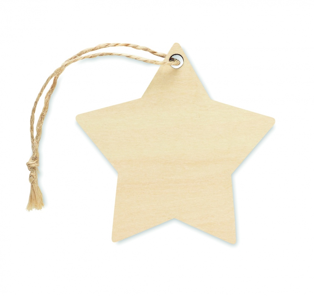Logo trade promotional products picture of: Christmas ornament star