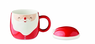 Logotrade promotional giveaways photo of: Ceramic mug with lid 370 ml