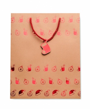 Logotrade corporate gift image of: Gift paper bag with pattern