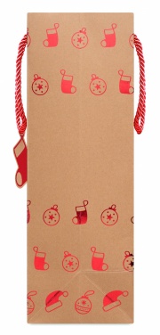 Logo trade promotional items picture of: Gift paper bag with pattern