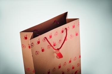 Logo trade promotional product photo of: Gift paper bag with pattern