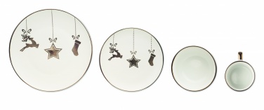 Logo trade promotional products picture of: 4 piece ceramic place setting