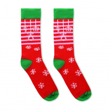 Logotrade promotional product image of: Pair of Christmas socks M