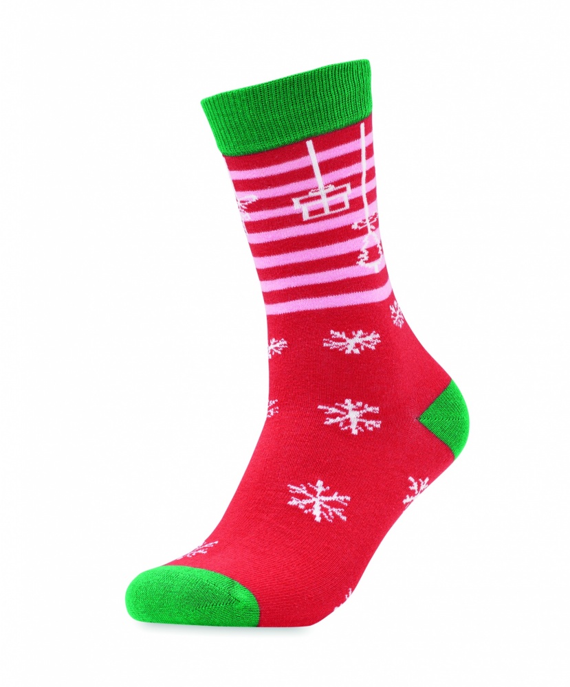 Logo trade promotional items image of: Pair of Christmas socks L